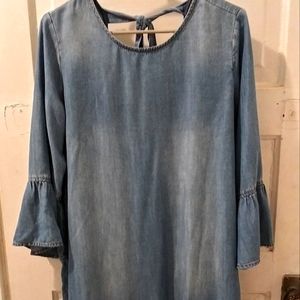 Cloth and Stone long sleeved denim dress